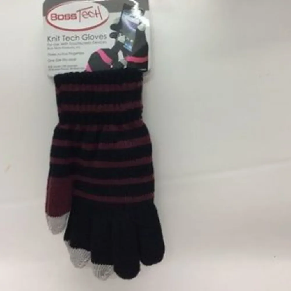 Women Knit Gloves W/ Active Fingerprints 11797